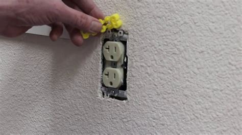 broken electrical outlet box|loose outlet box in drywall.